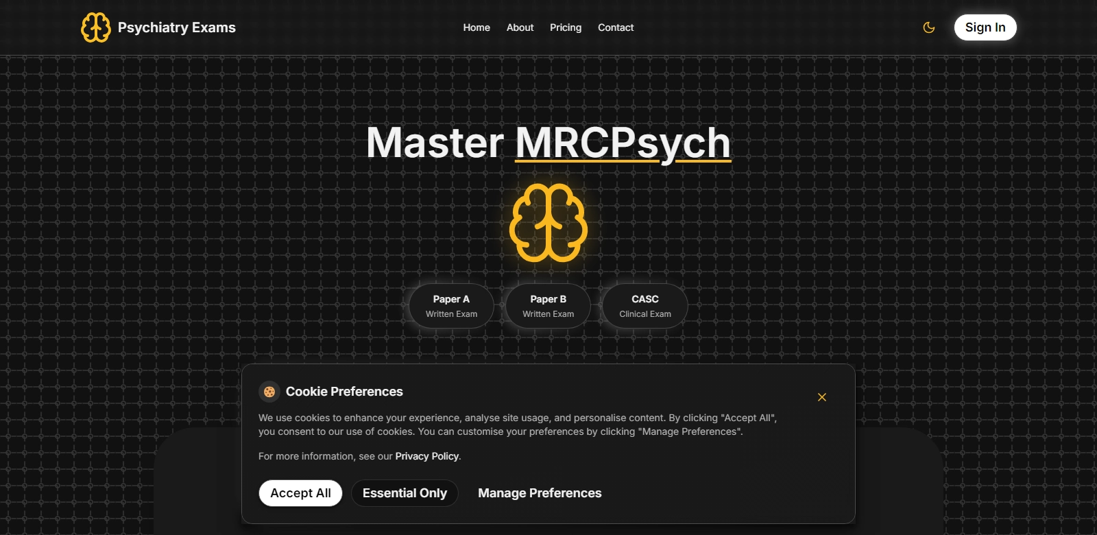 Psychiatry Exams screenshort