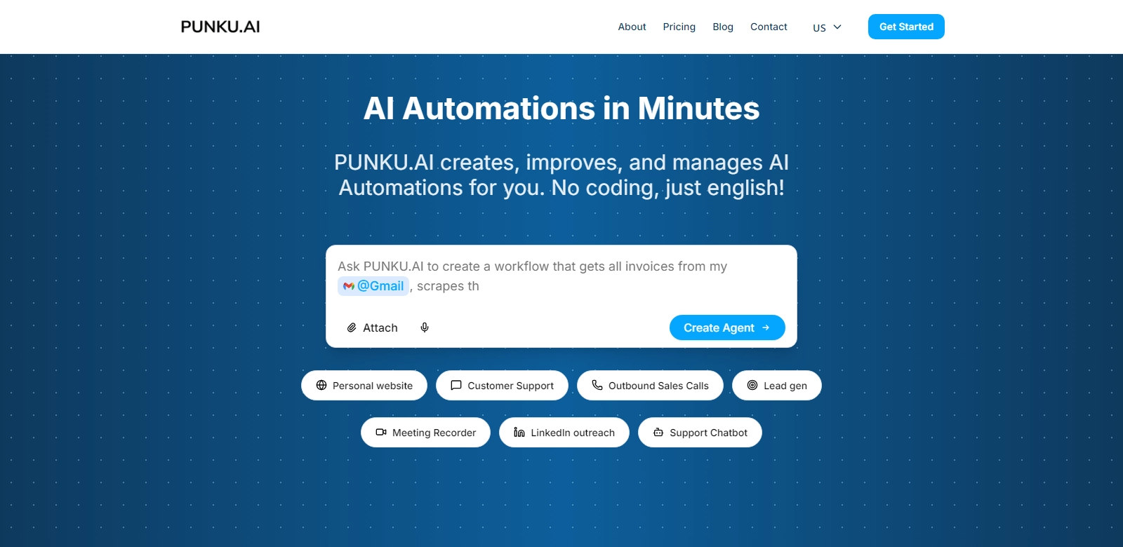 PUNKU.AI screenshort