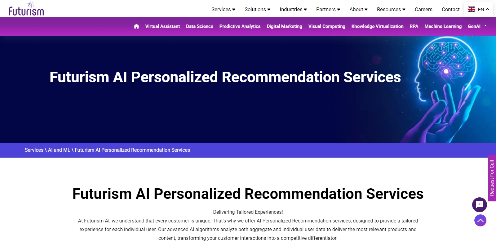 RecoMind: AI Product Recommendation screenshort
