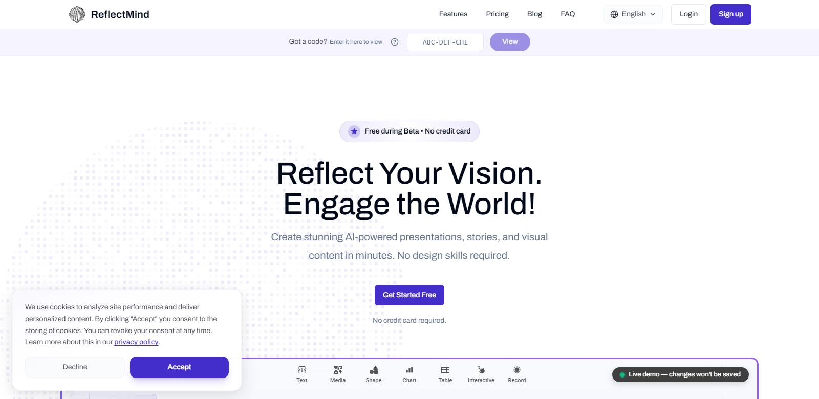 ReflectMind screenshot