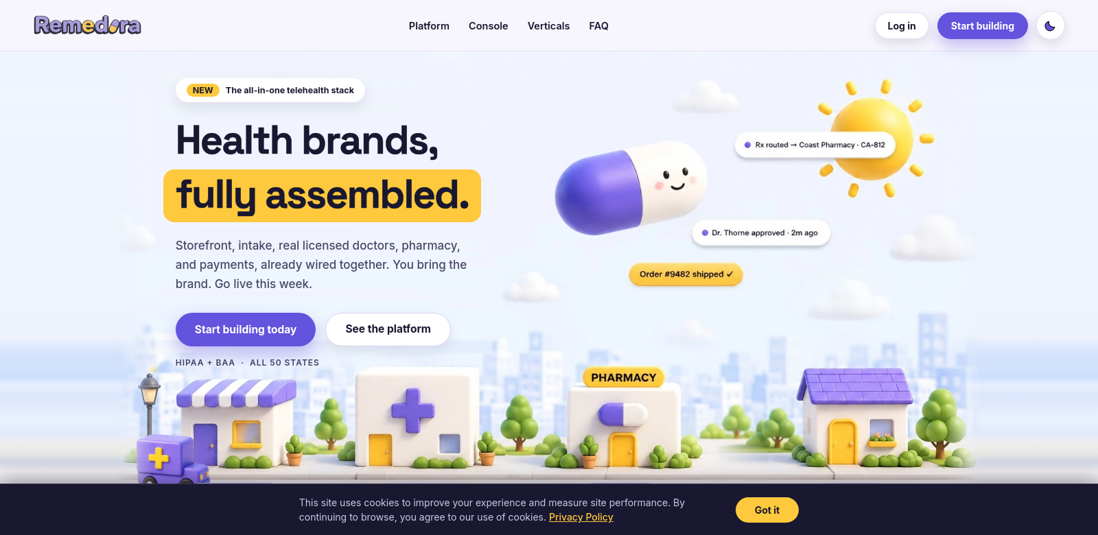 Remedora screenshot