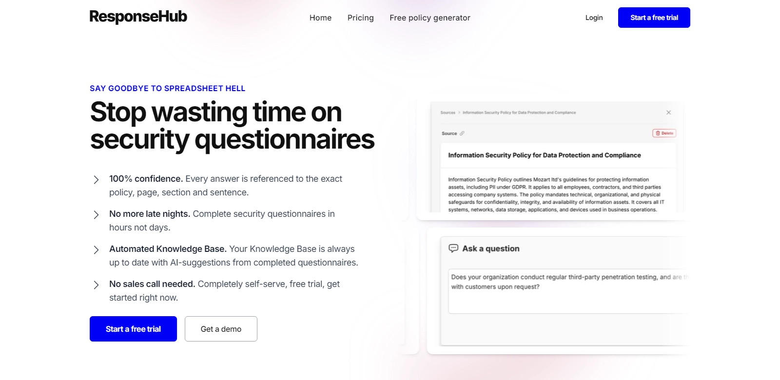 ResponseHub screenshot