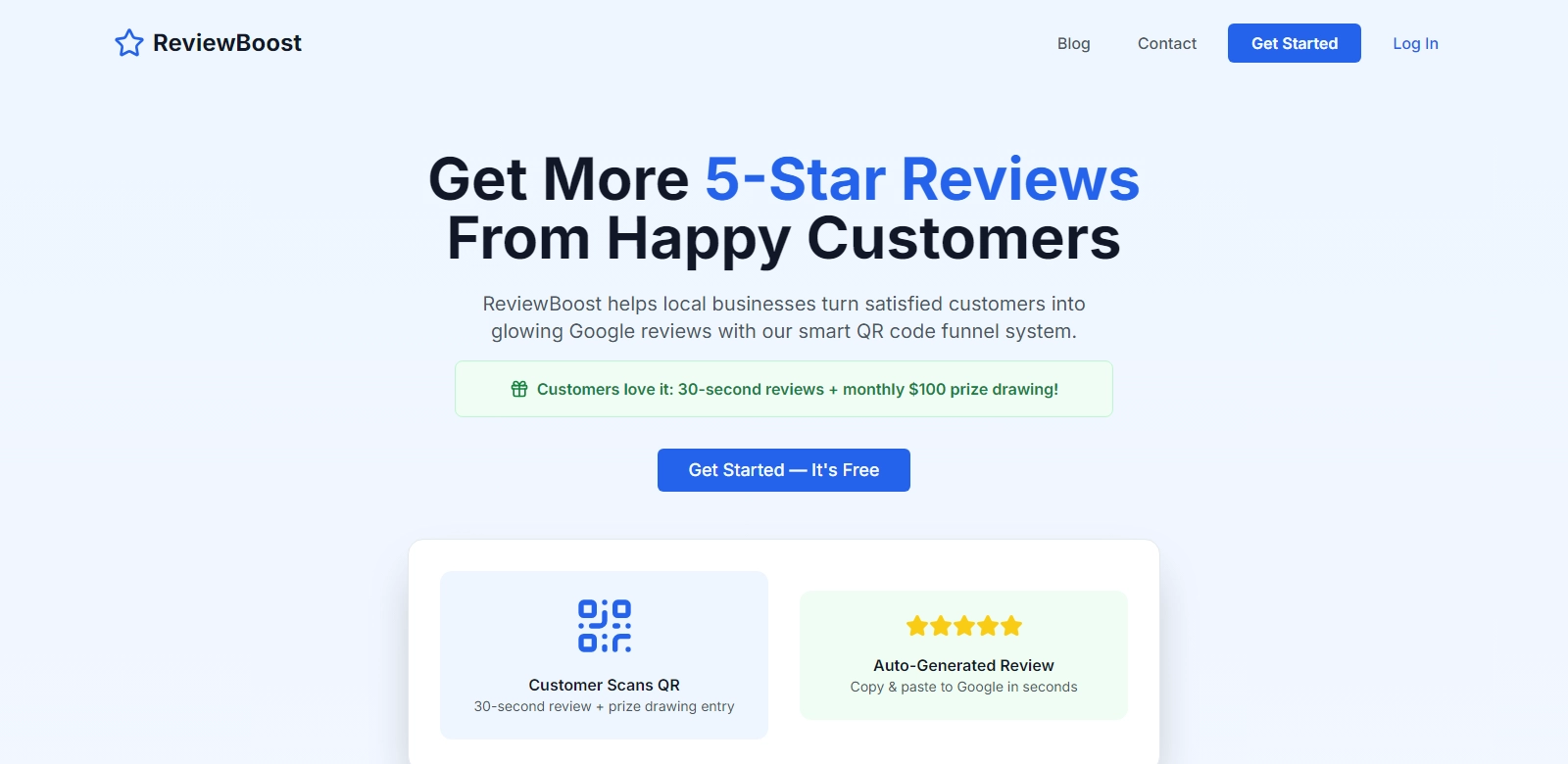 ReviewBooster screenshort