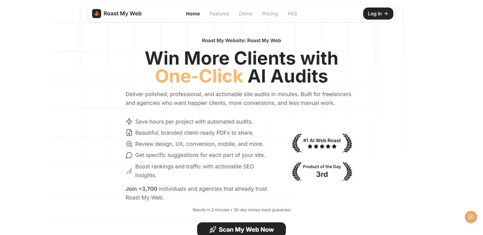 Roast My Web screenshot