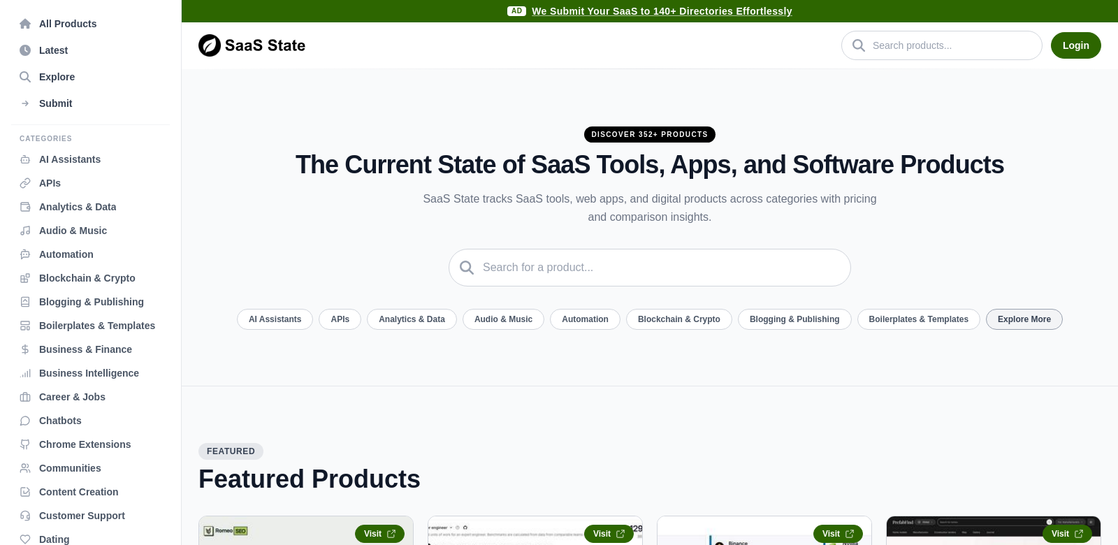 SaaS State screenshot