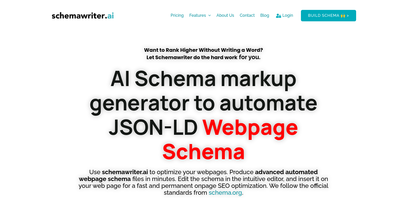 schemawriter.ai screenshot