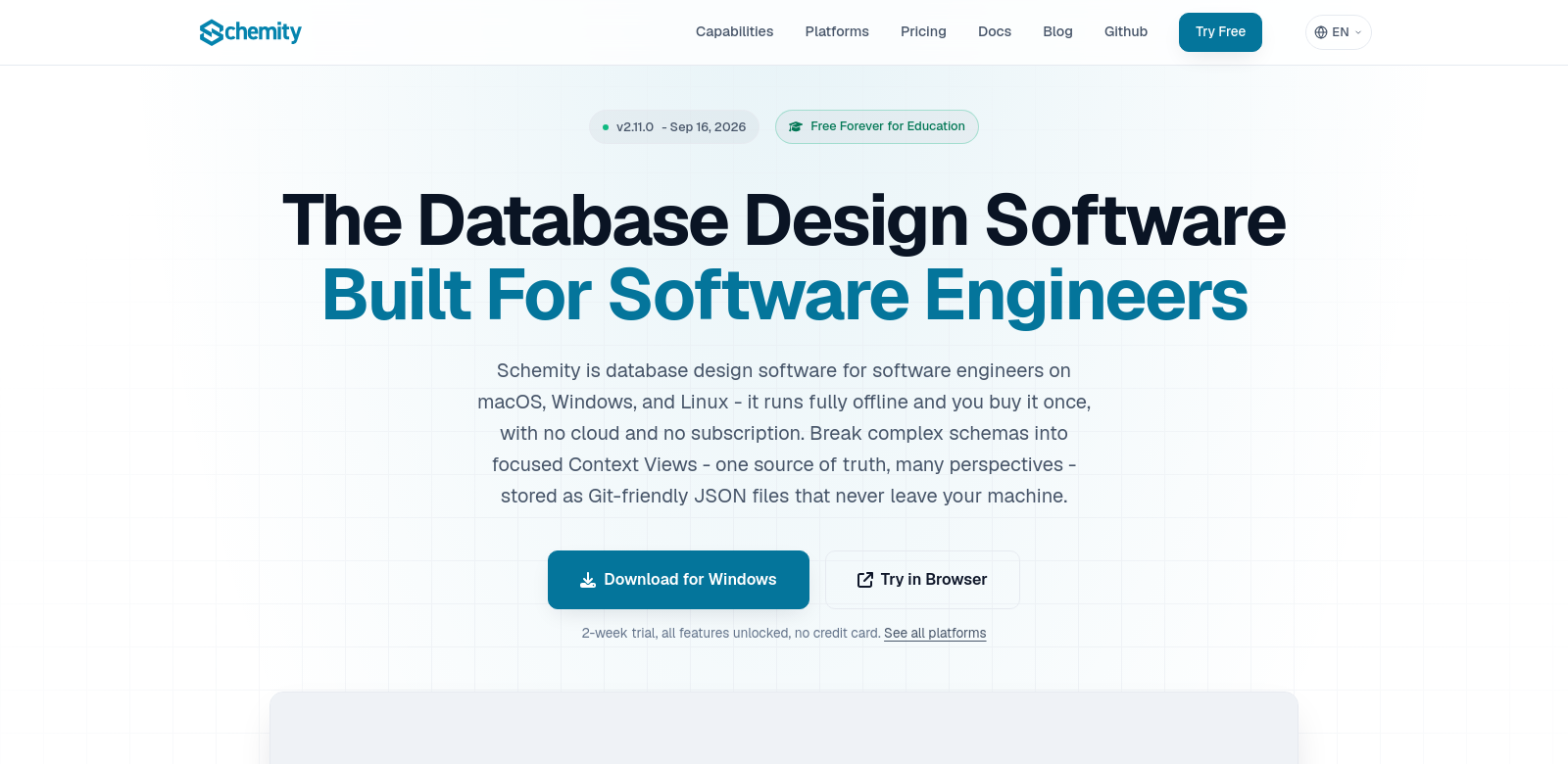 Schemity screenshot