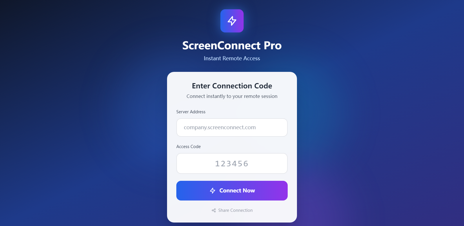 ScreenC.ME : Your custom ScreenConnect Portal screenshot
