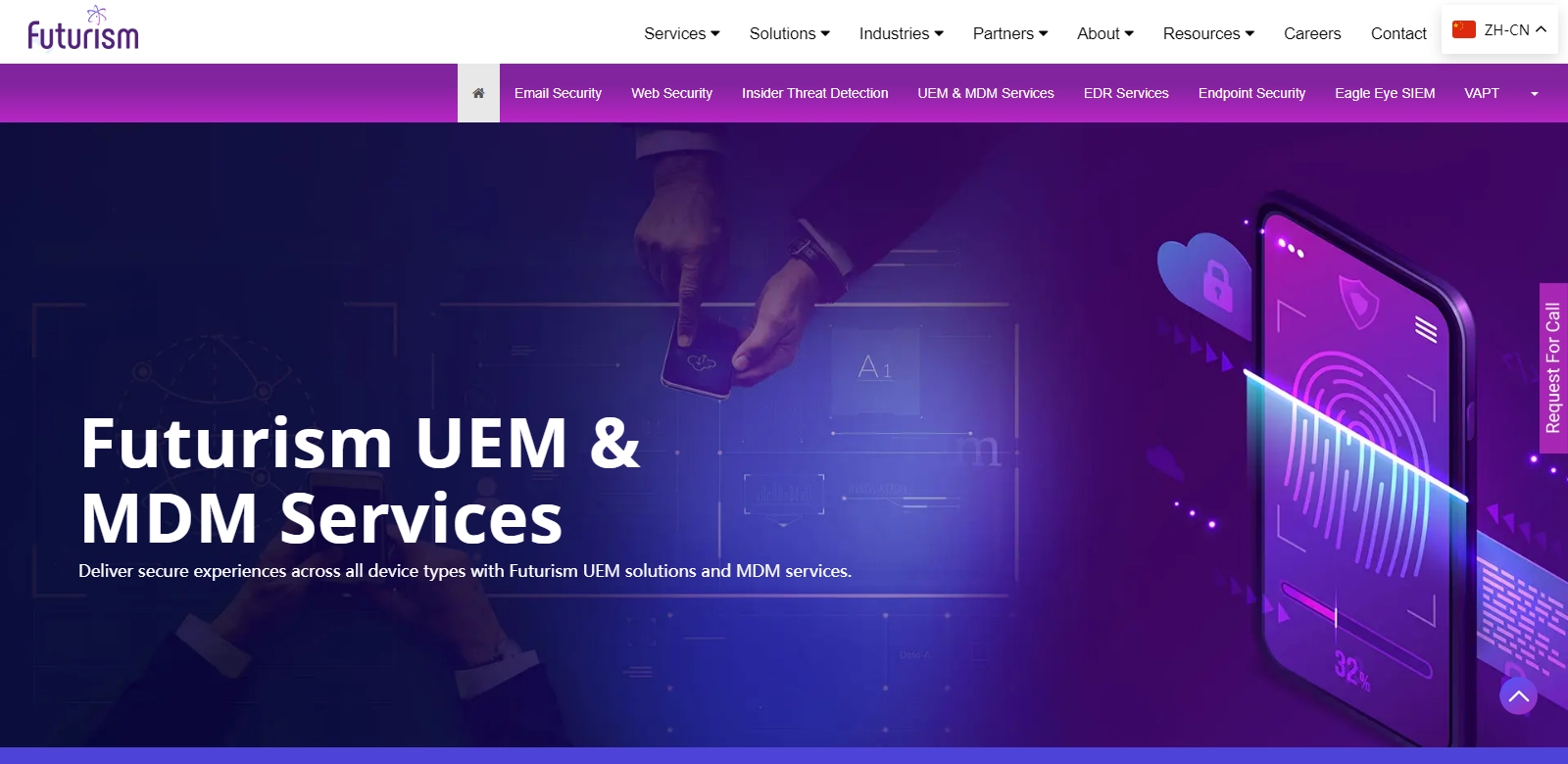 Secure Devices with UEM & MDM Device Management screenshort