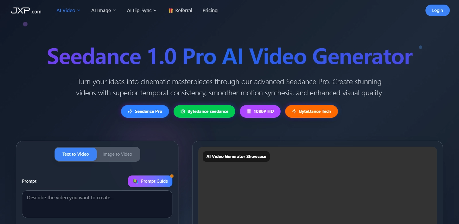 Seedance 1.0 Pro AI screenshort