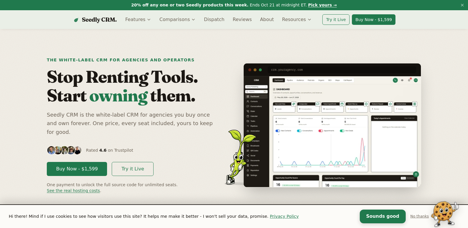 Seedly CRM screenshot