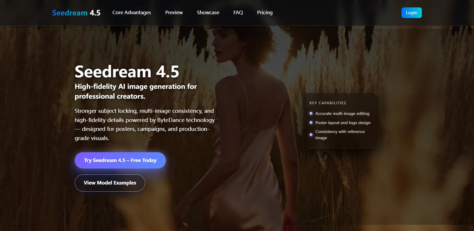 Seedream 4.5 AI Video screenshort