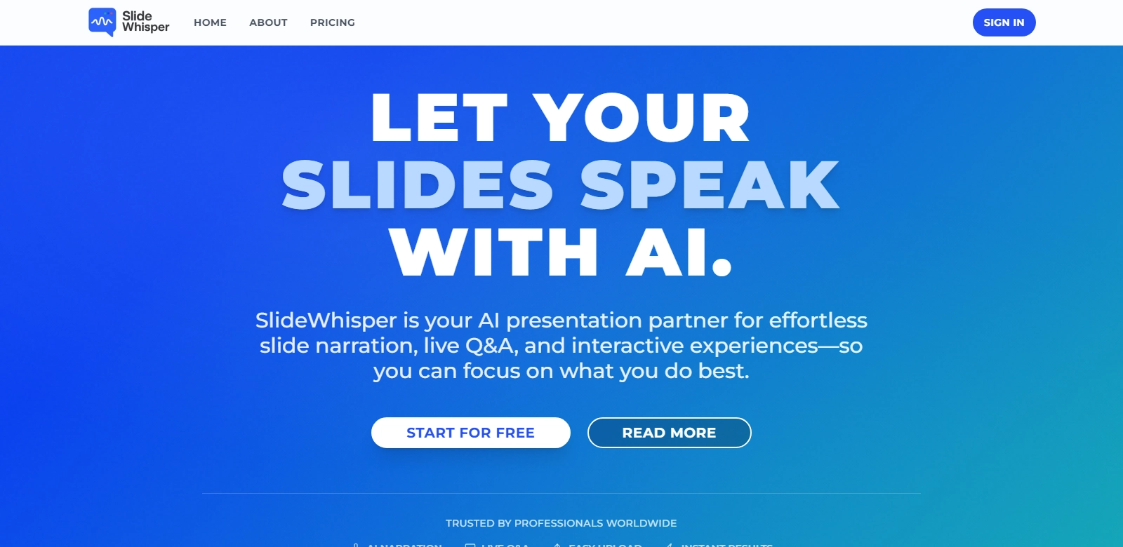 SlideWhisper screenshort