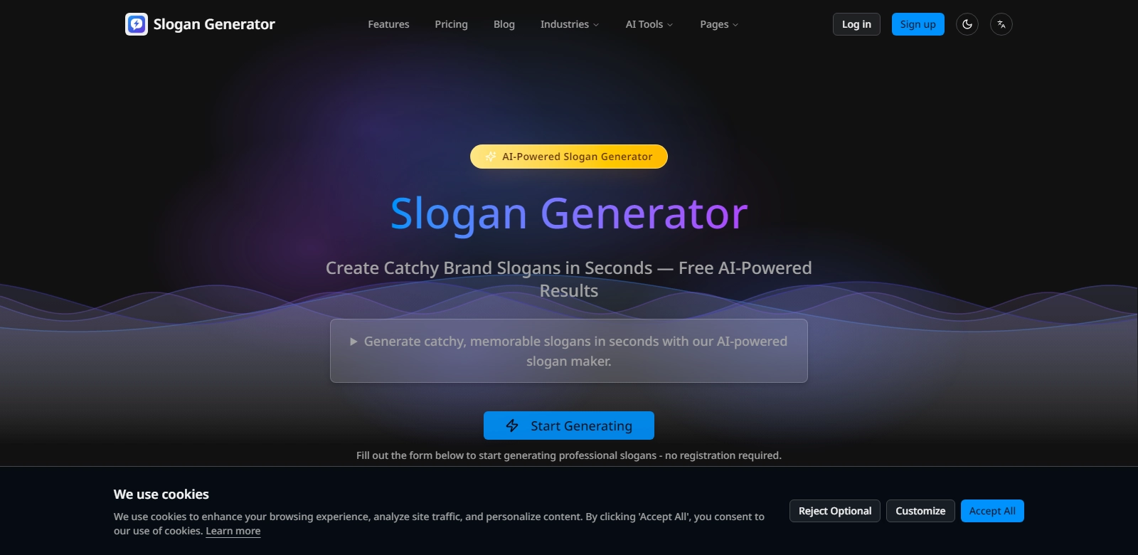 Slogan Generator screenshot