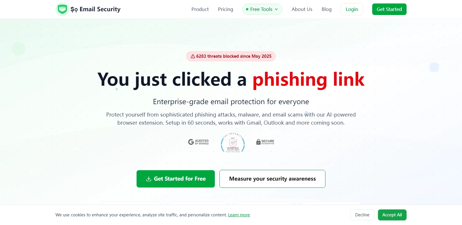SO EMAIL SECURITY screenshort