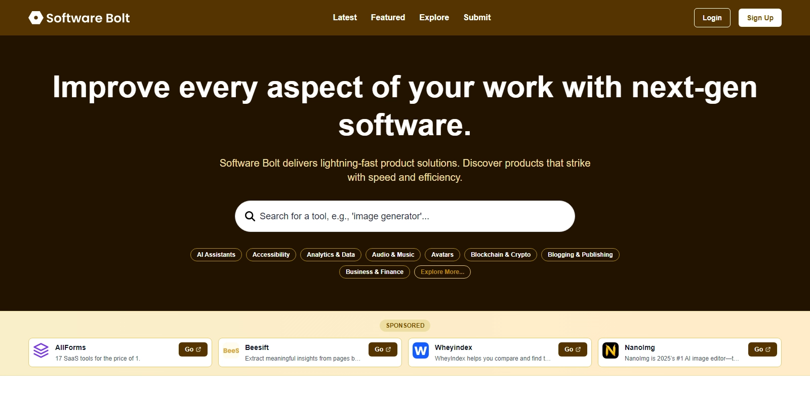 Software Bolt screenshort