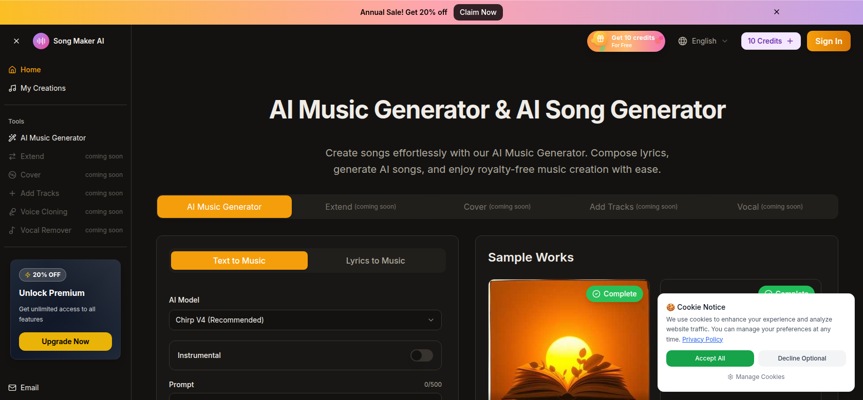 song maker ai screenshot