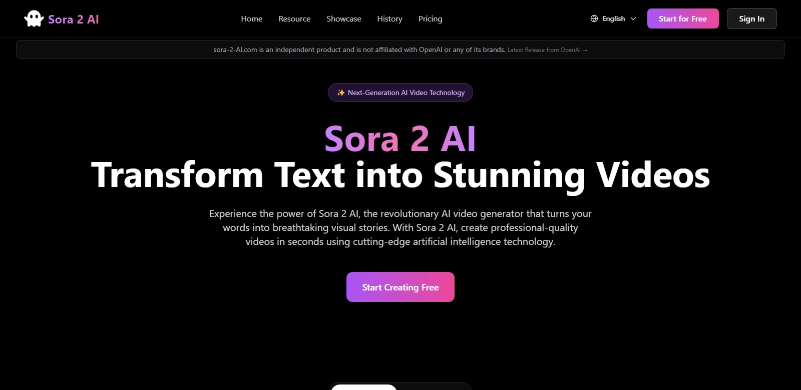 Sora-2-AI screenshot