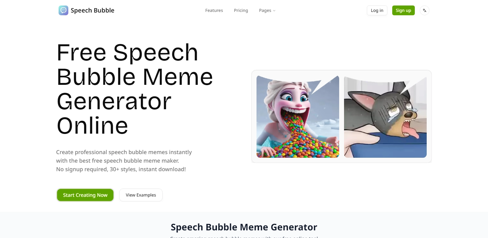 speech bubble meme screenshot