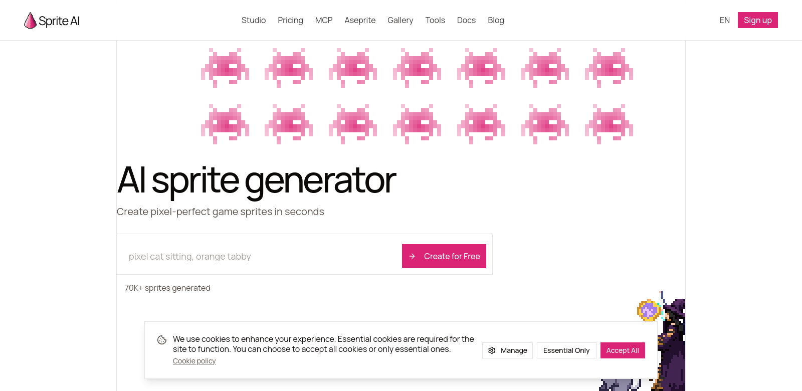 Sprite-AI screenshot