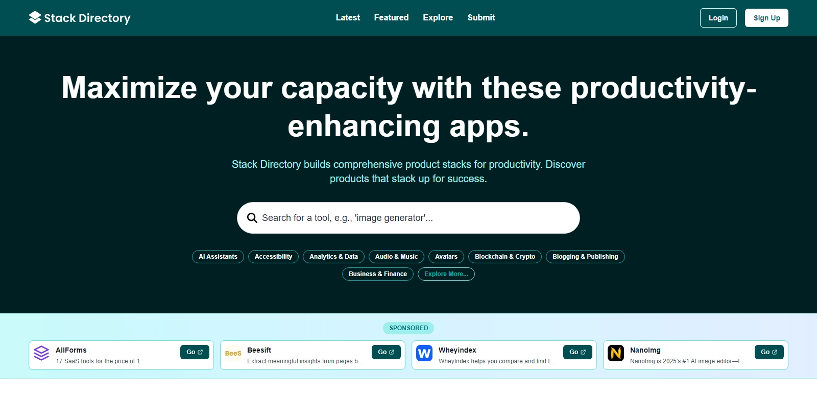 Stack Directory screenshot