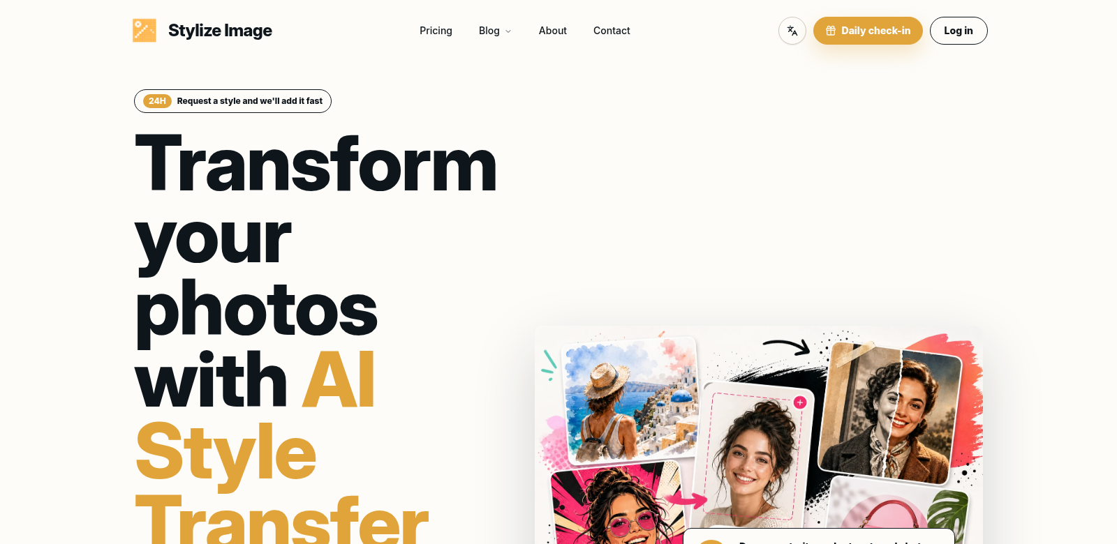 Stylize Image screenshot