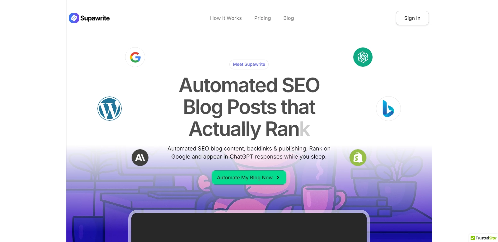 Supawrite screenshort