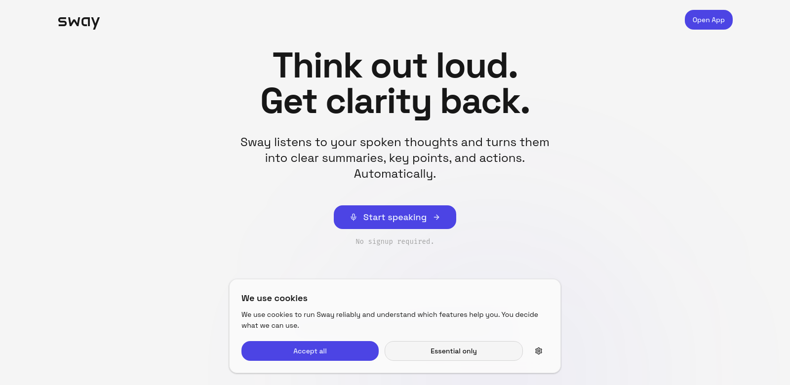 Sway screenshot