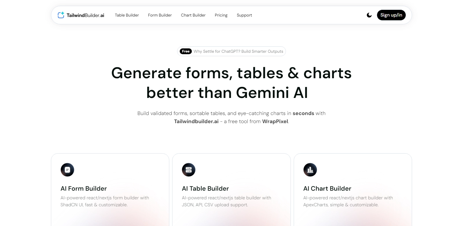 Tailwind Builder screenshot