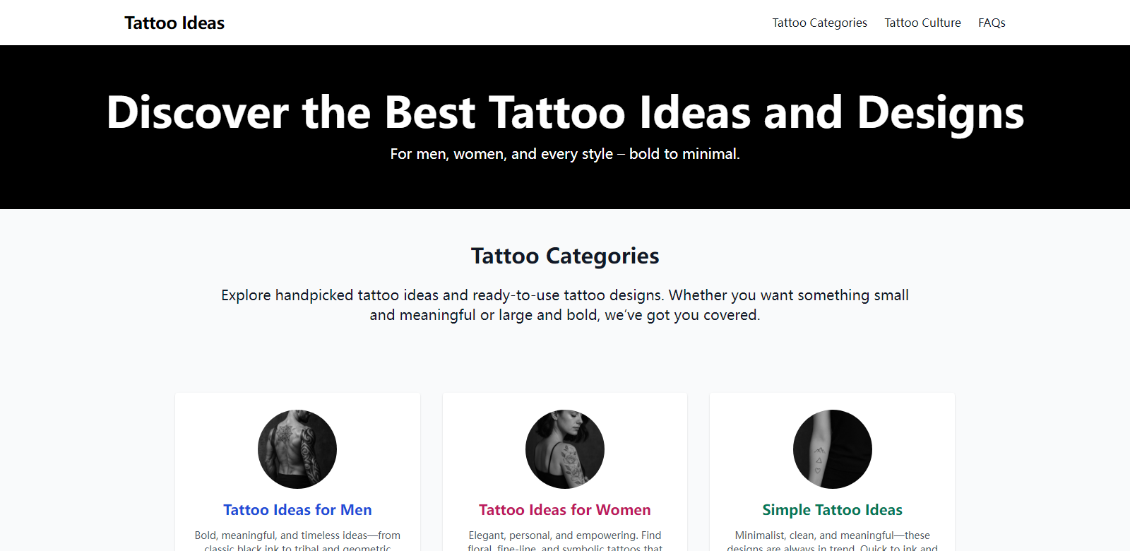 Tattoo ideas screenshot