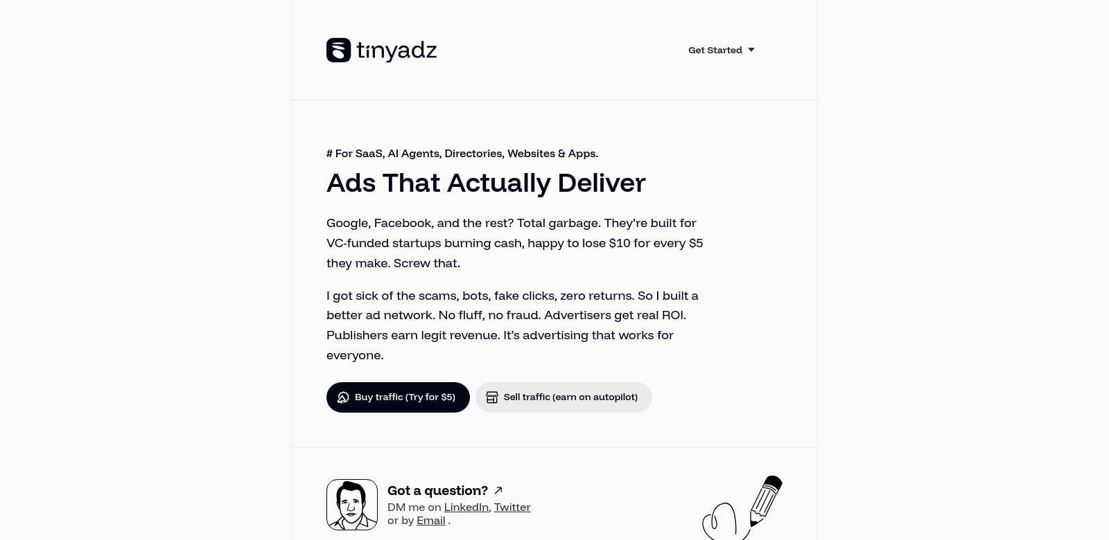 TinyAdz screenshot