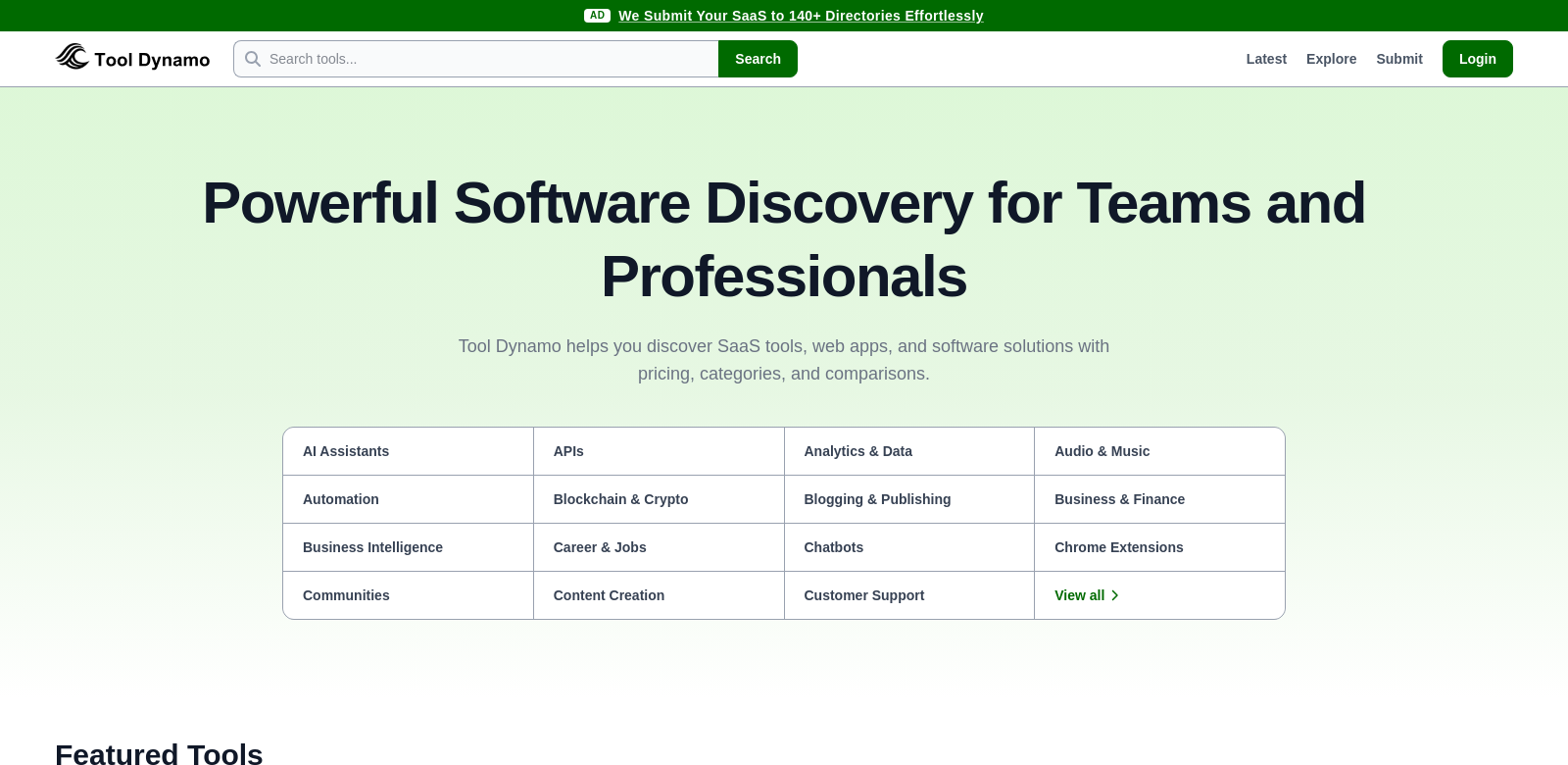 Tool Dynamo screenshot