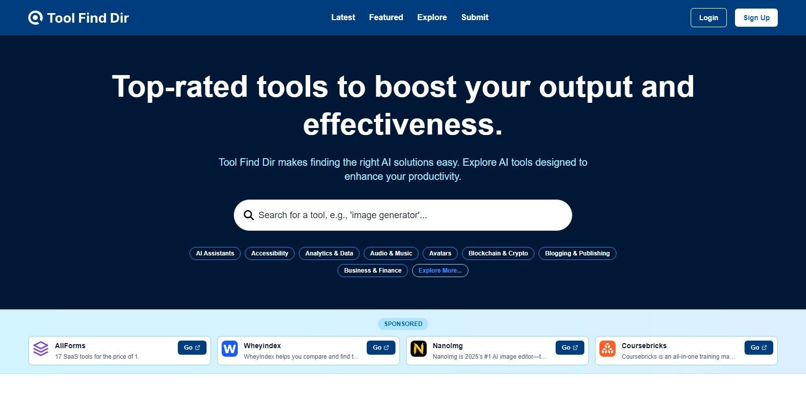 Tool Find Dir screenshort