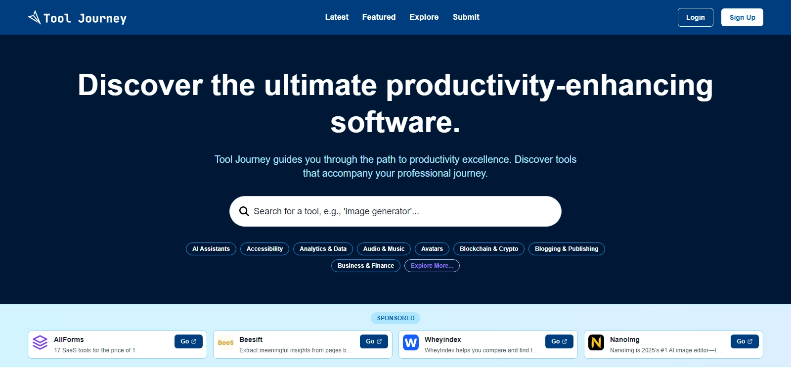 Tool Journey screenshot
