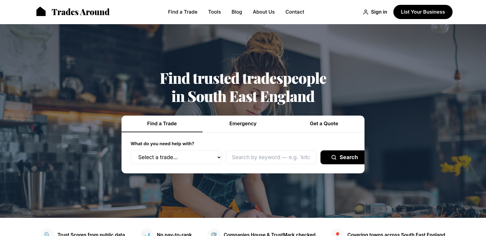 TradesAround  screenshot