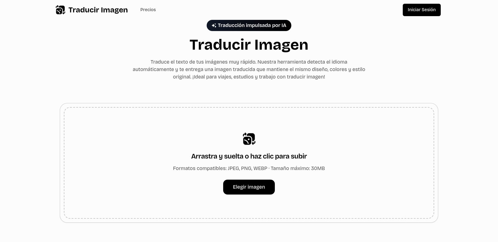 Traducir Imagen screenshot