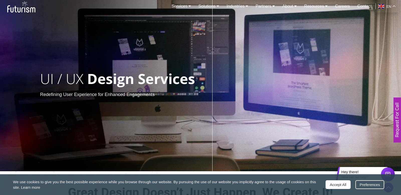 UI / UX Design Services screenshot