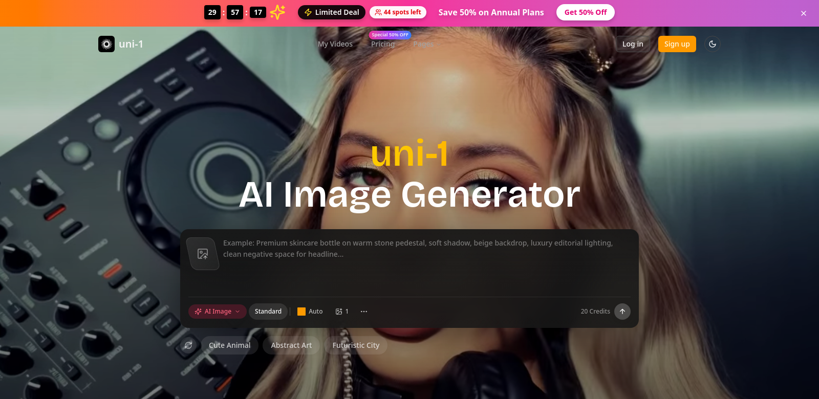 uni-1 screenshot