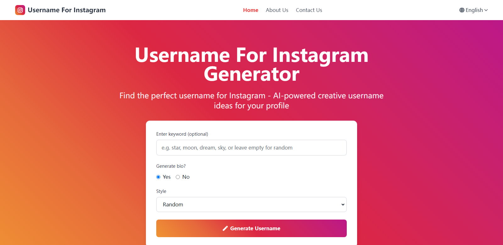 Username For Instagram screenshot