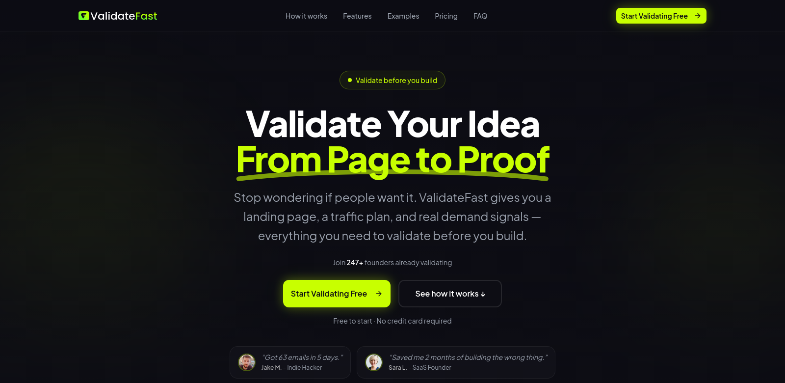 ValidateFast screenshot