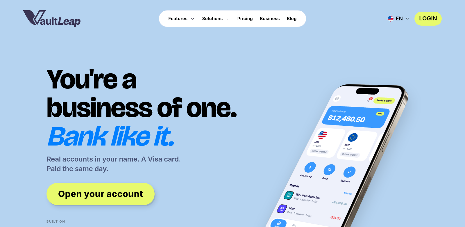 VaultLeap screenshot
