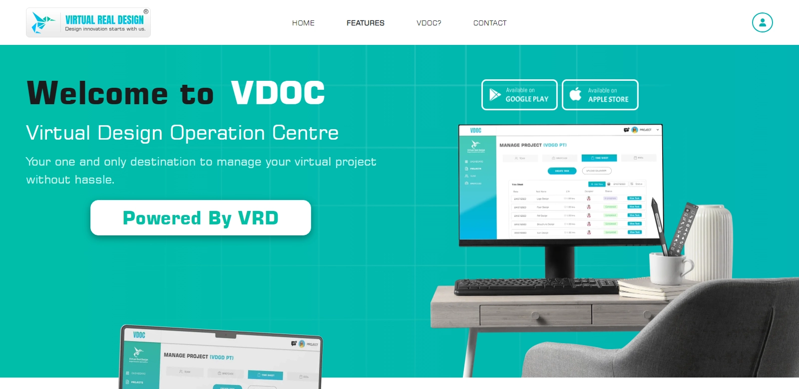 VDOC ( Virtual Design Operation Centre) screenshort