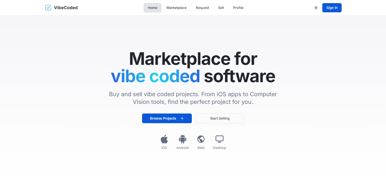 Vibe Coded screenshot