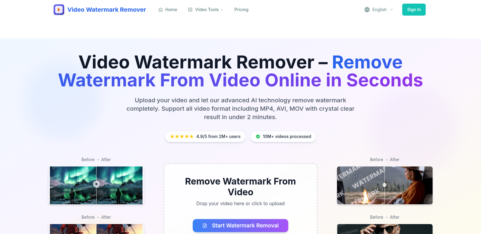 Video Watermark Remover AI screenshot