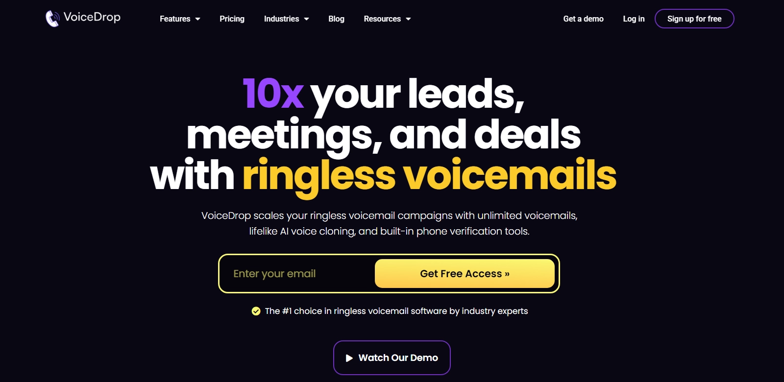 VoiceDrop screenshort