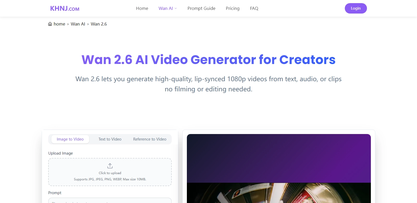 Wan 2.6 video  screenshort