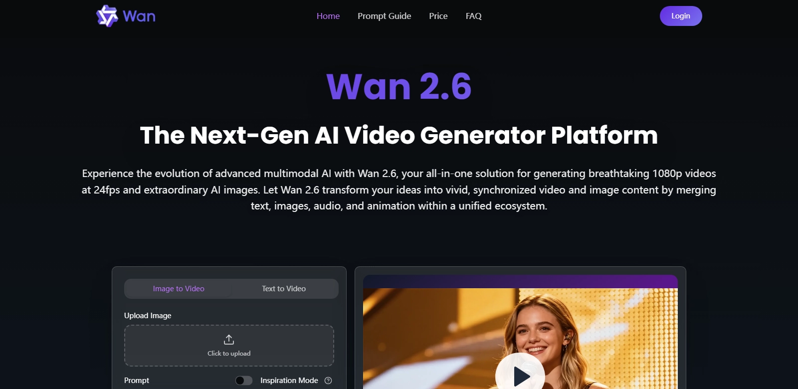 Wan 2.6 screenshort