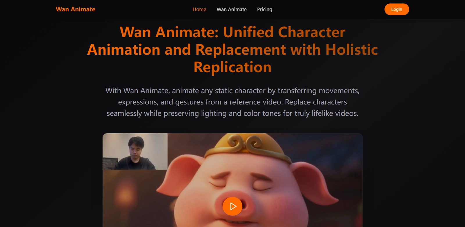 Wan Animate screenshort