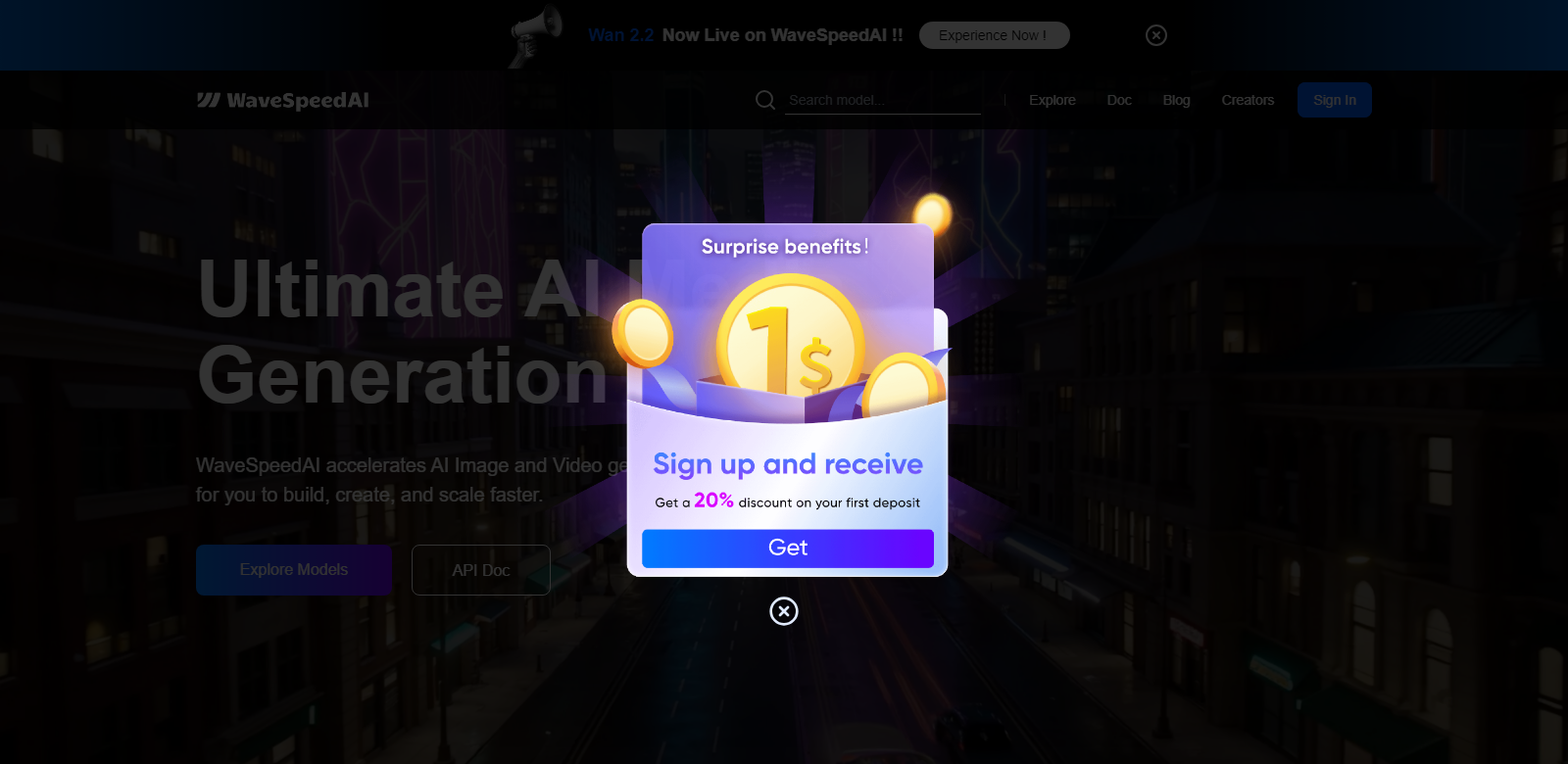 WavespeedAI screenshot
