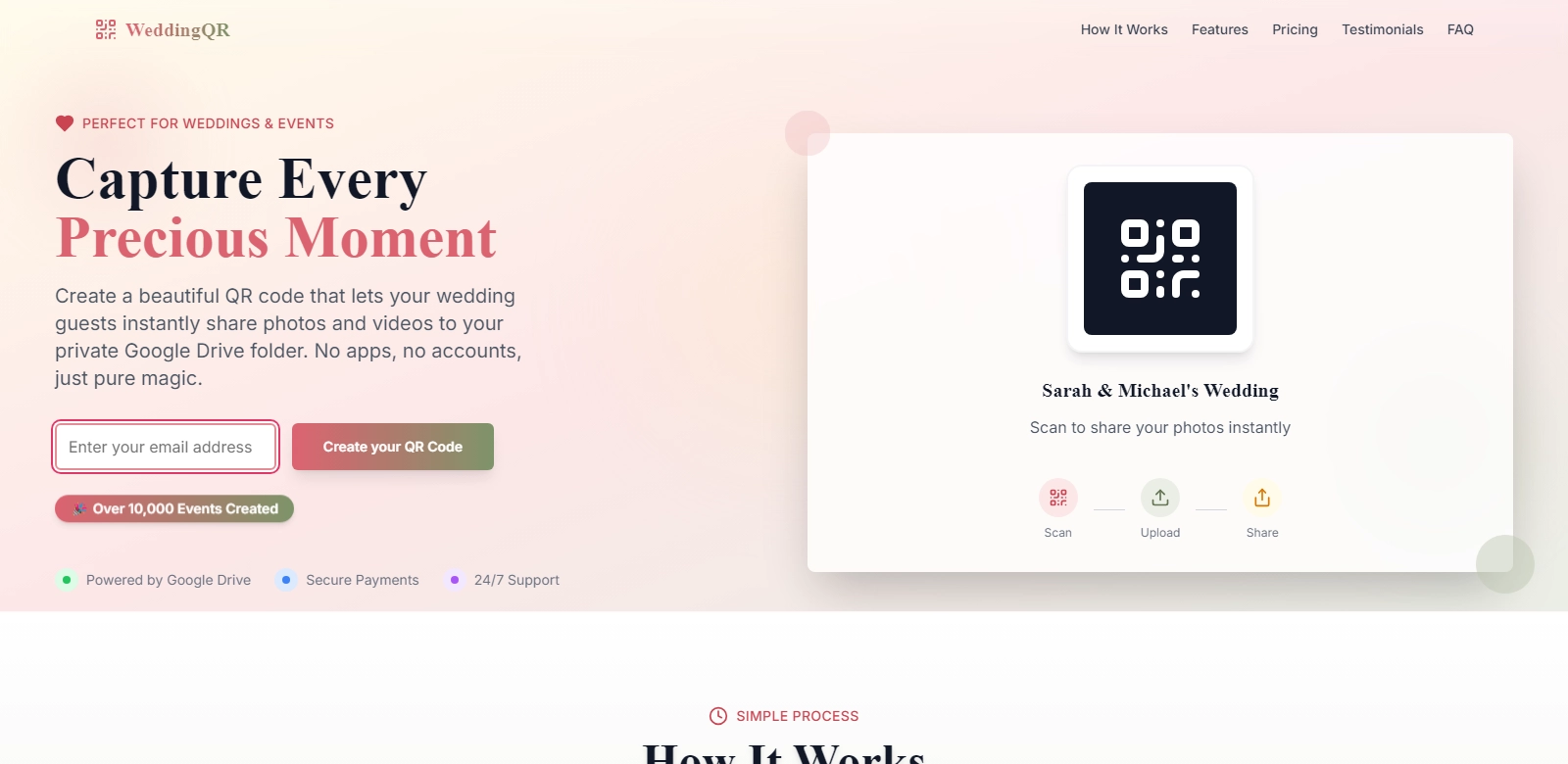 WeddingQR screenshort